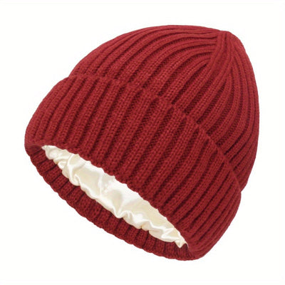 Wintery Satinna Beanie