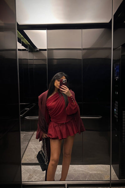 Dendy - Long-Sleeve Top and Skirt Set