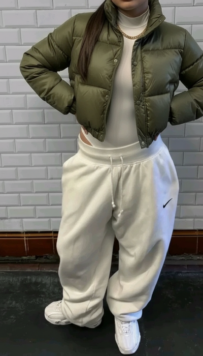 Zhara - Olive Puffer Jacket