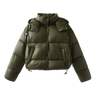 Zara™️ - Olive Puffer Jacket