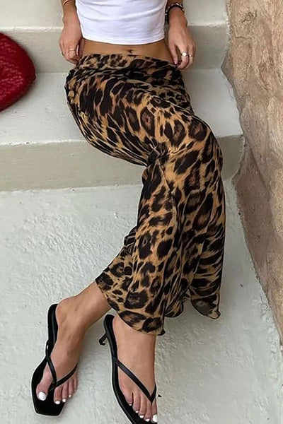 Malia - Leopard Maxi Skirt