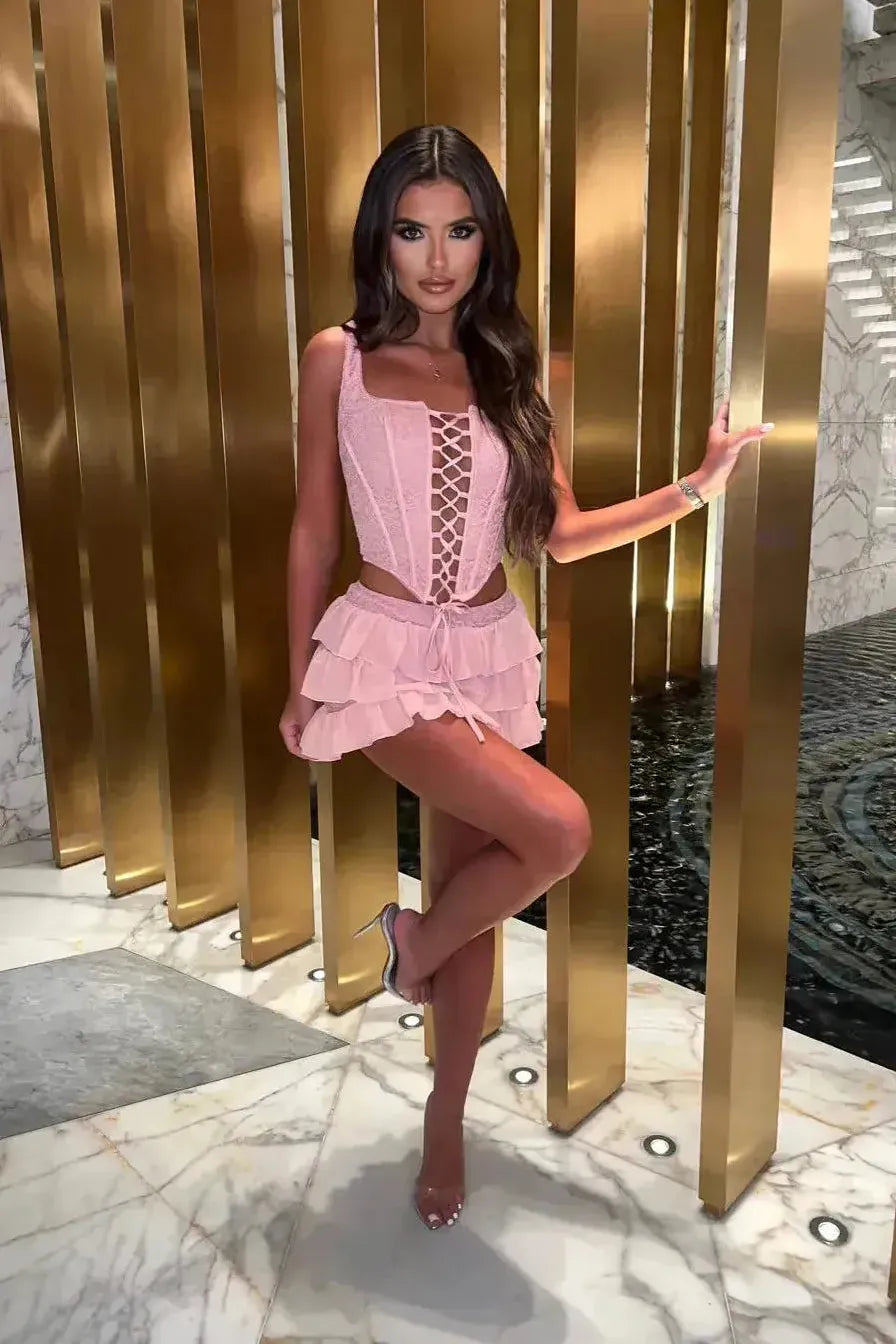 Clara - Mini Skirt Set