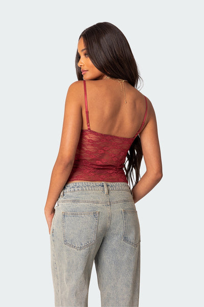 Azalea - Sheer Lace Top