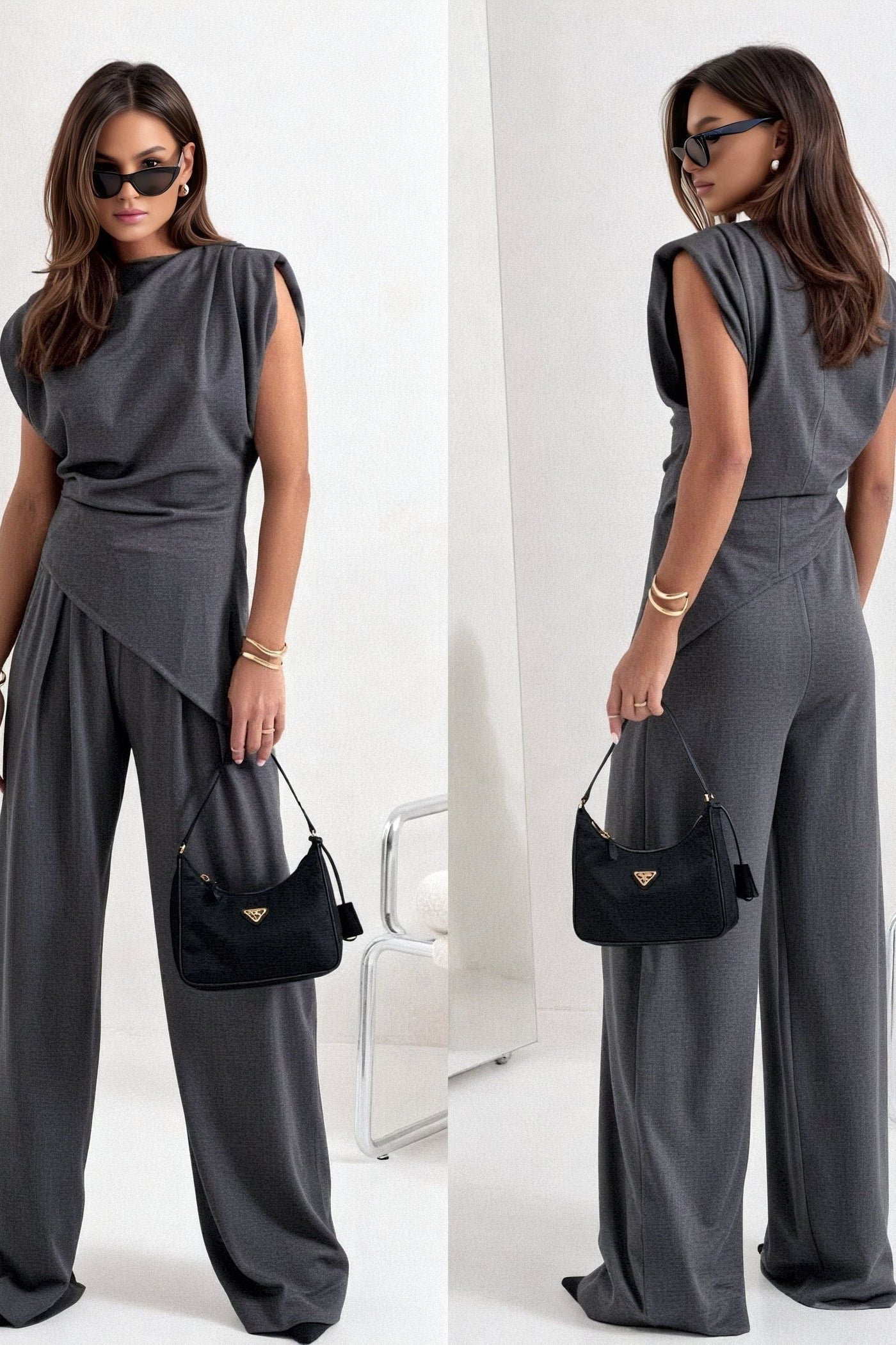 Aveline | Sleeveless Two-Piece Set