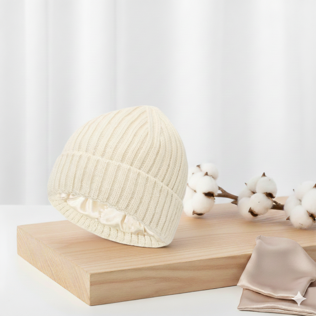 Wintery Satinna Beanie