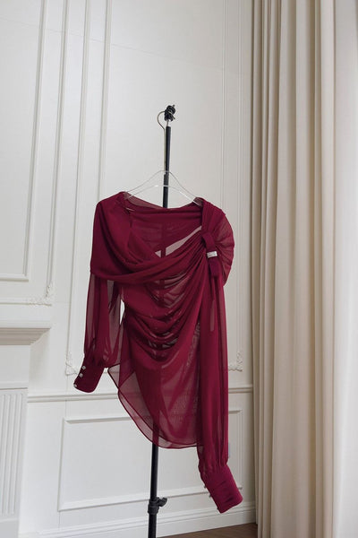 Dendy - Long-Sleeve Top and Skirt Set