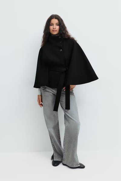 Gianna | Cape Belt Coat