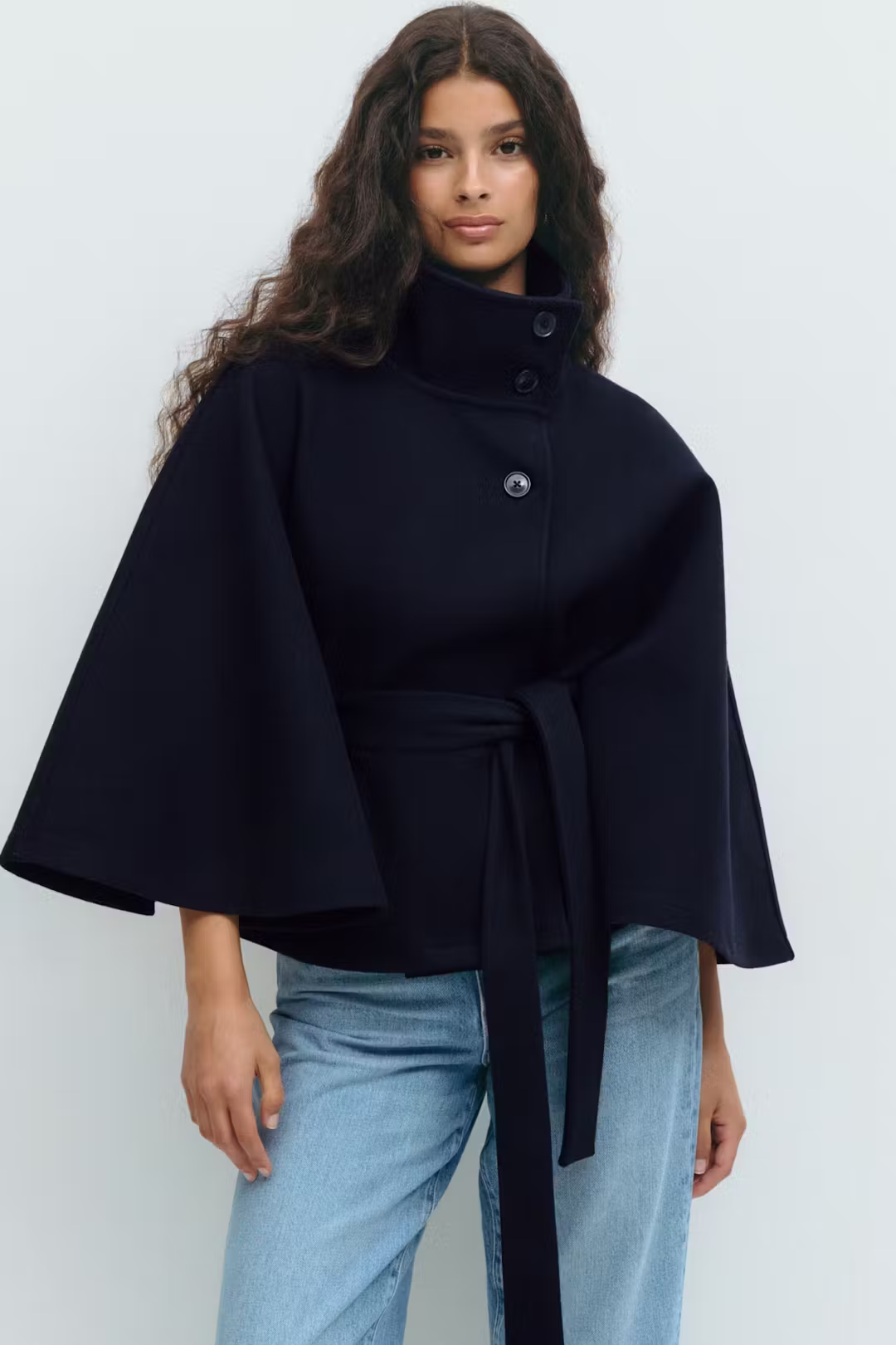 Gianna | Cape Belt Coat