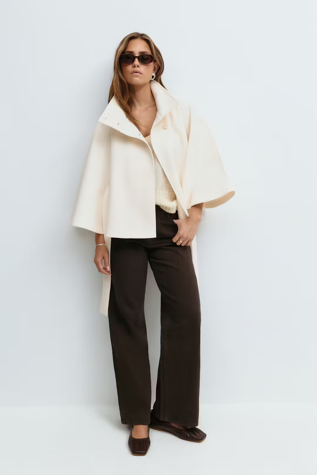 Gianna | Cape Belt Coat