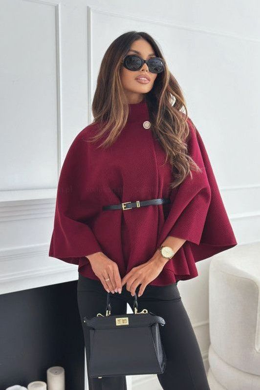 Maria | Cape Belt Coat