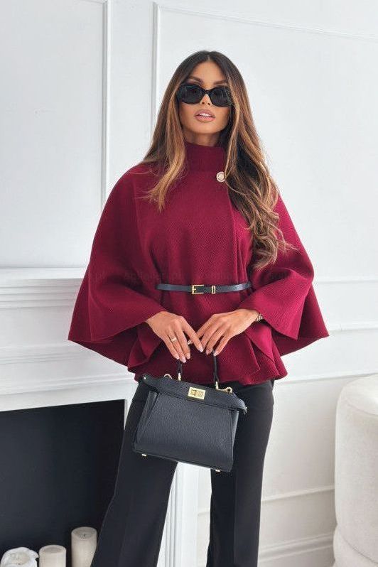 Maria | Cape Belt Coat