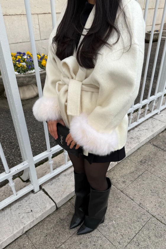 Ellie | Woolcoat With Fur