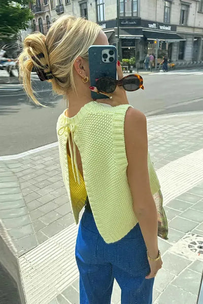 Tsina - Pull-Over Knit Top