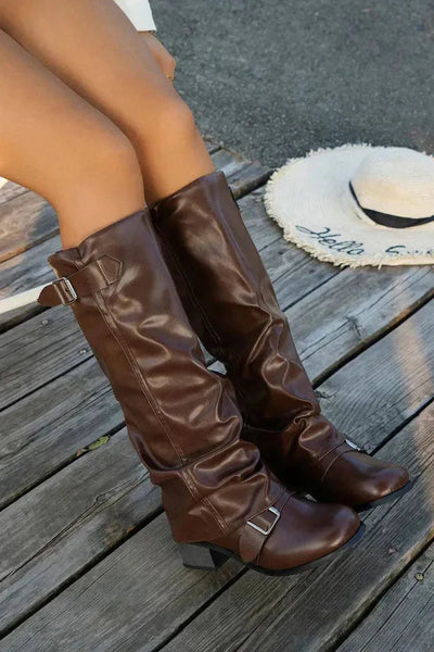 Maylee | Leather Boots
